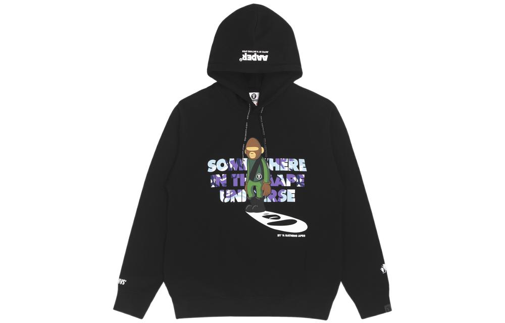 AAPE Mens' Ape Corps Letter Logo Hoodie AAPSWM3793XXH