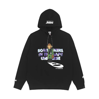 AAPE Mens' Ape Corps Letter Logo Hoodie AAPSWM3793XXH