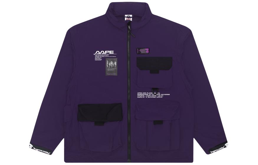 AAPE Multi-Pocket Detachable Zip-Up Jacket for Men AAPLJM7427XXG