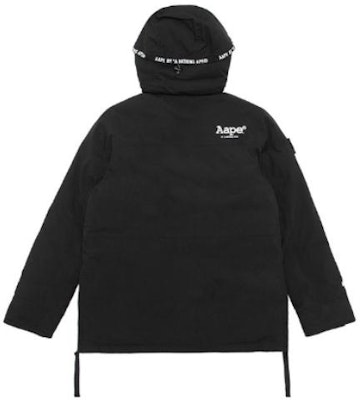 아페 로고 프린트 퍼 후드 멀티 포켓 다운 재킷 AAPDNM7233XXB Lookbook 아페 로고 프린트 퍼 후드 멀티 포켓 다운 재킷 AAPDNM7233XXB