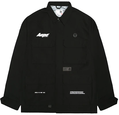AAPE Multi-Pocket Utility Jacket with Ape Face Badge & Letter Print AAPLJM7616XXL Buy AAPE Multi-Pocket Utility Jacket with Ape Face Badge & Letter Print AAPLJM7616XXL