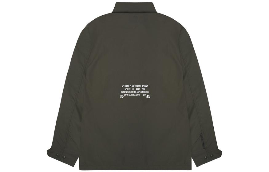 Purchase AAPE Multi-Pocket Utility Jacket with Ape Face Badge & Letter Print AAPLJM7616XXL