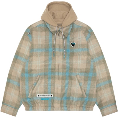 AAPE 체크 탈부착 후드 루즈핏 긴팔 재킷 AAPJKM7681XXN Order AAPE 체크 탈부착 후드 루즈핏 긴팔 재킷 AAPJKM7681XXN