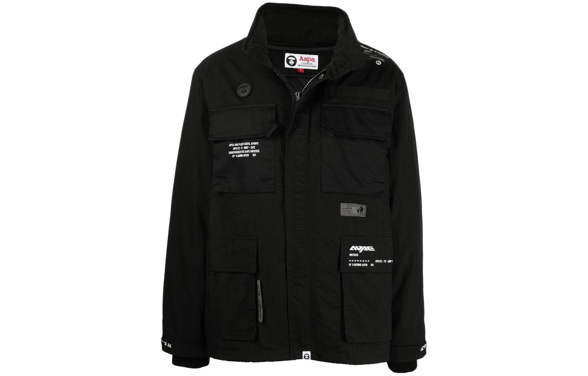 AAPE Premium Streetwear Printed Jacket Black () 17610733
