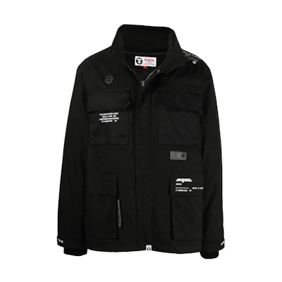 AAPE Premium Streetwear Printed Jacket Black () 17610733