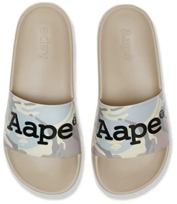 AAPE Slider "Beige" Sandalen AAPE-SLIDER-BEIGE Buy AAPE Slider "Beige" Sandalen AAPE-SLIDER-BEIGE