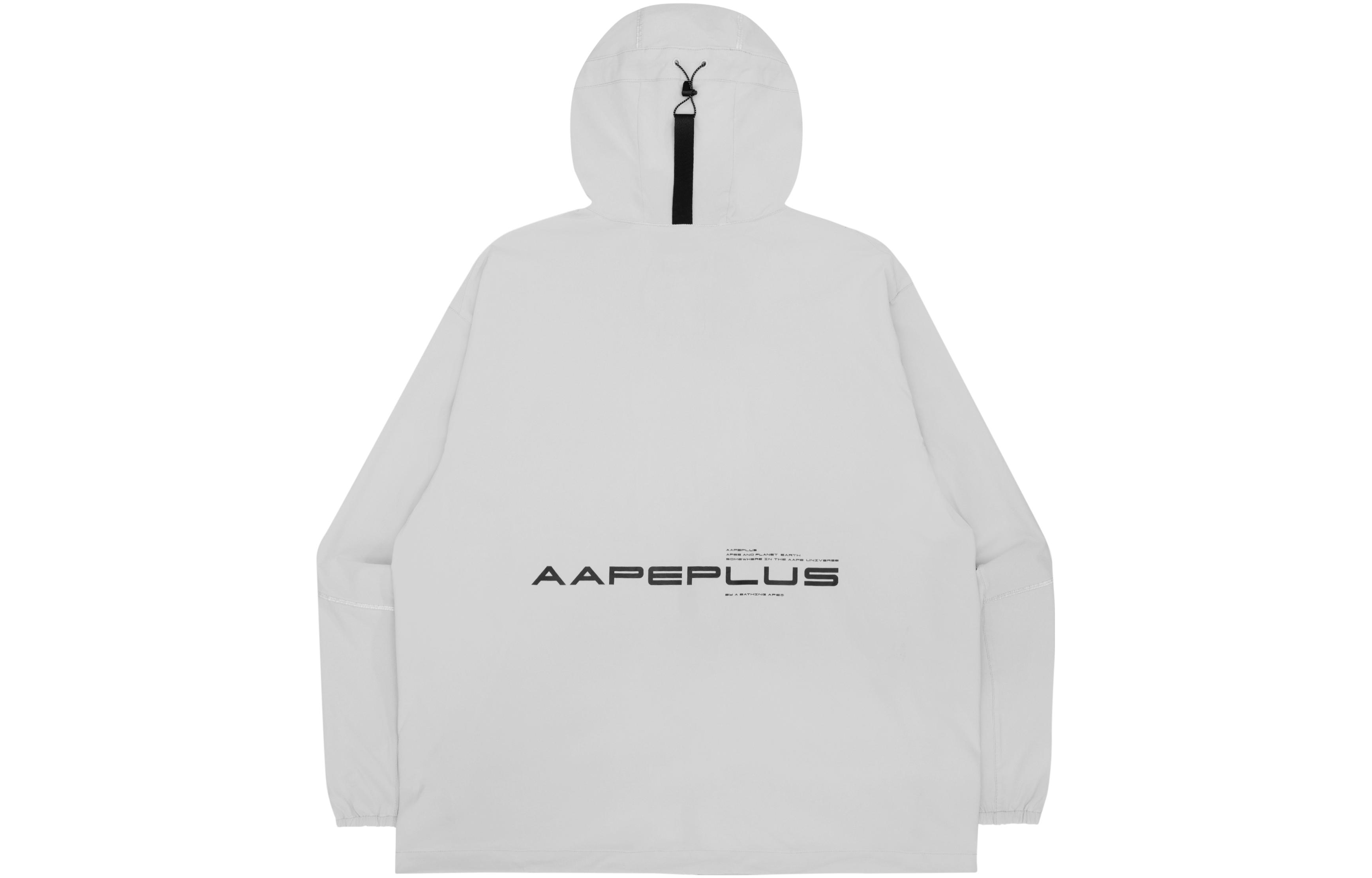 Purchase Aape SS22 레터 프린트 패치워크 집업 후디 재킷. AAPLJM7512XXI