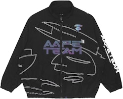 Aape SS22 Reversible Monkey Logo Color Print Zip Jacket Black AAPLJM7500XXI Aape SS22 Reversible Monkey Logo Color Print Zip Jacket Black AAPLJM7500XXI