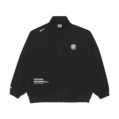 AAPE SS22 Ape Face Badge Logo Print Zip Jacket AAPLJM7495XXI