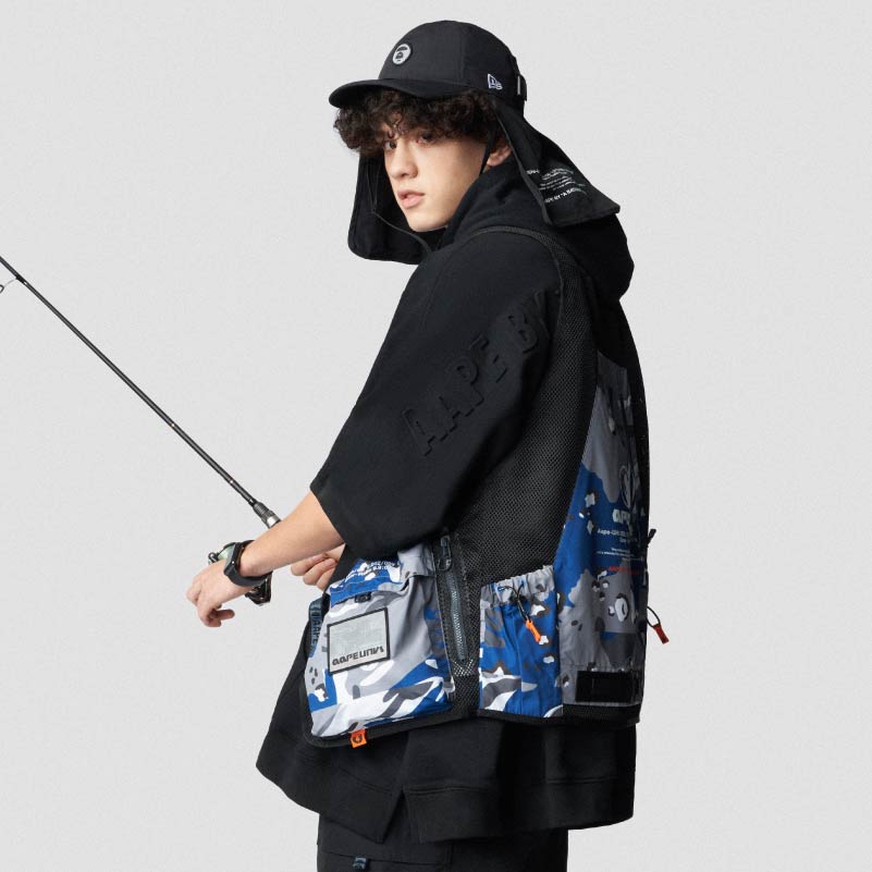 Details for Aape SS22 猿人標誌字母印花連帽短袖T恤 男女款 AAPTEM0930XXI