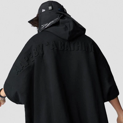 Aape SS22 猿人標誌字母印花連帽短袖T恤 男女款 AAPTEM0930XXI Sizing Aape SS22 猿人標誌字母印花連帽短袖T恤 男女款 AAPTEM0930XXI