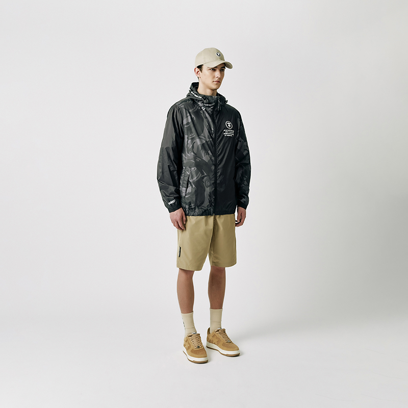 Aape SS22 Lightweight Camouflage Letter Printed Hoodie Jacket - AAPLJM7497XXI 圖 4