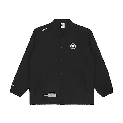 AAPE SS22 Simple Logo Print Jacket with Ape Face Badge AAPLJM7496XXI