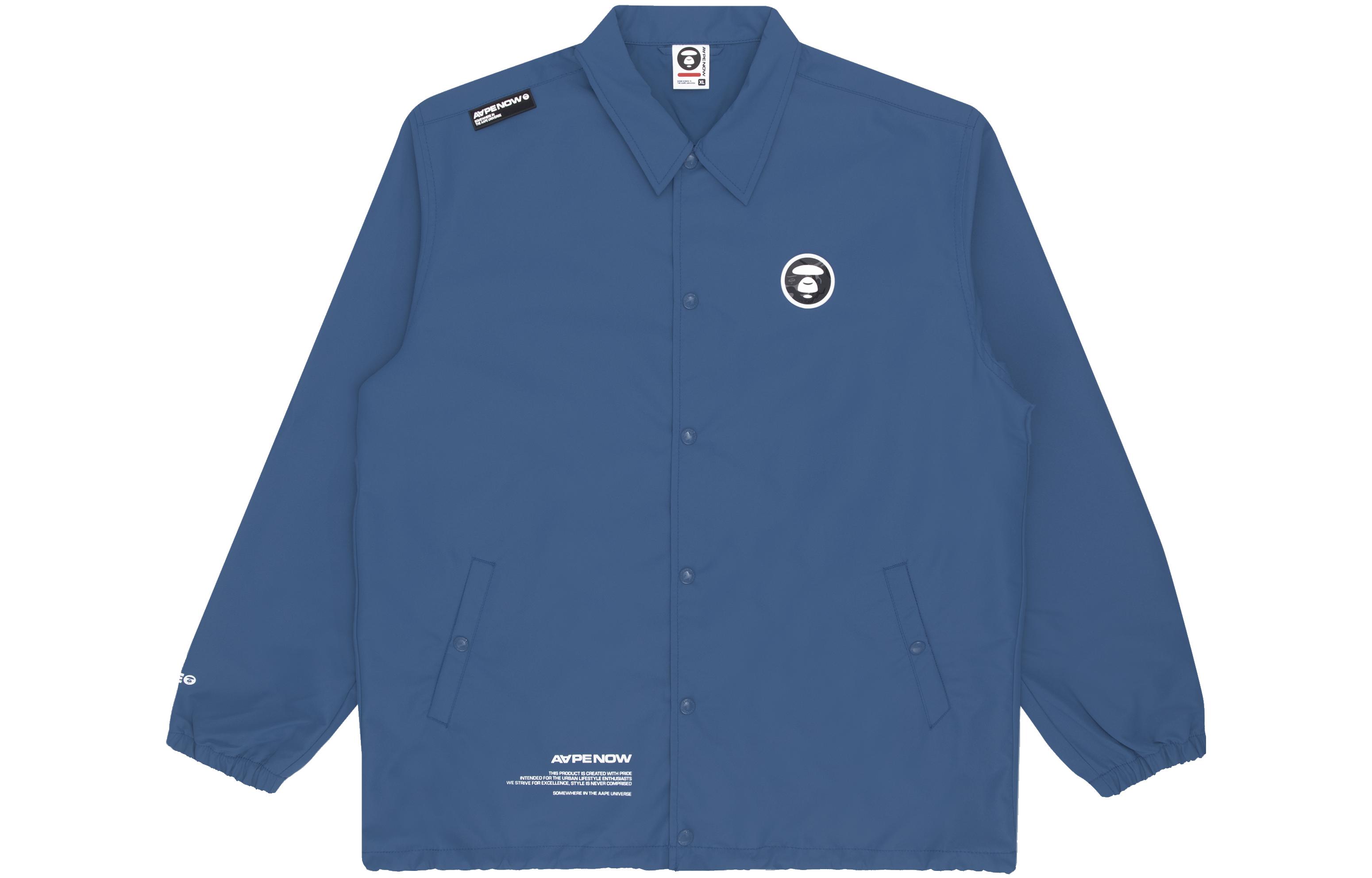 Order AAPE SS22 Simple Logo Print Jacket with Ape Face Badge AAPLJM7496XXI