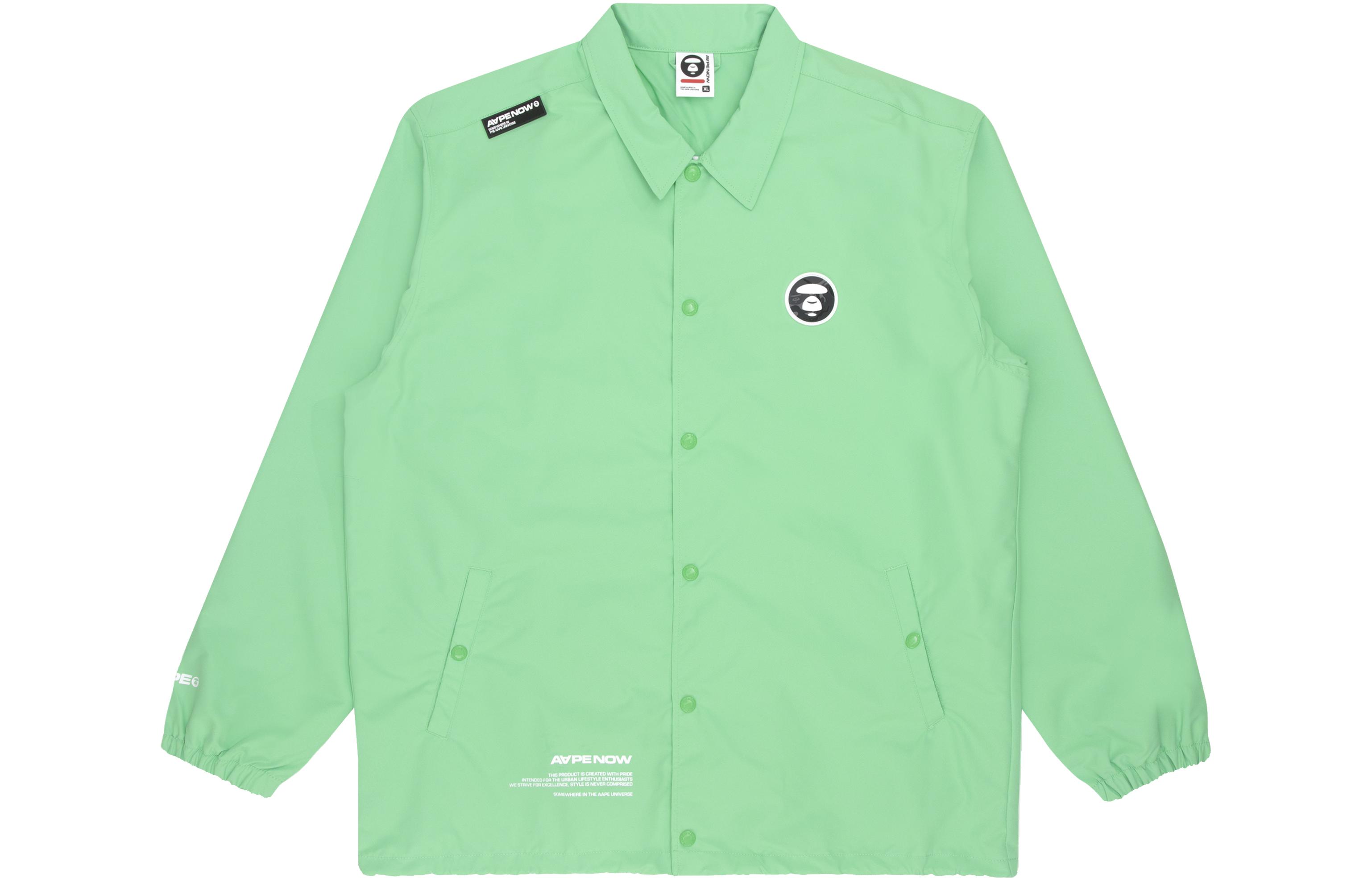 Details for AAPE SS22 Simple Logo Print Jacket with Ape Face Badge AAPLJM7496XXI