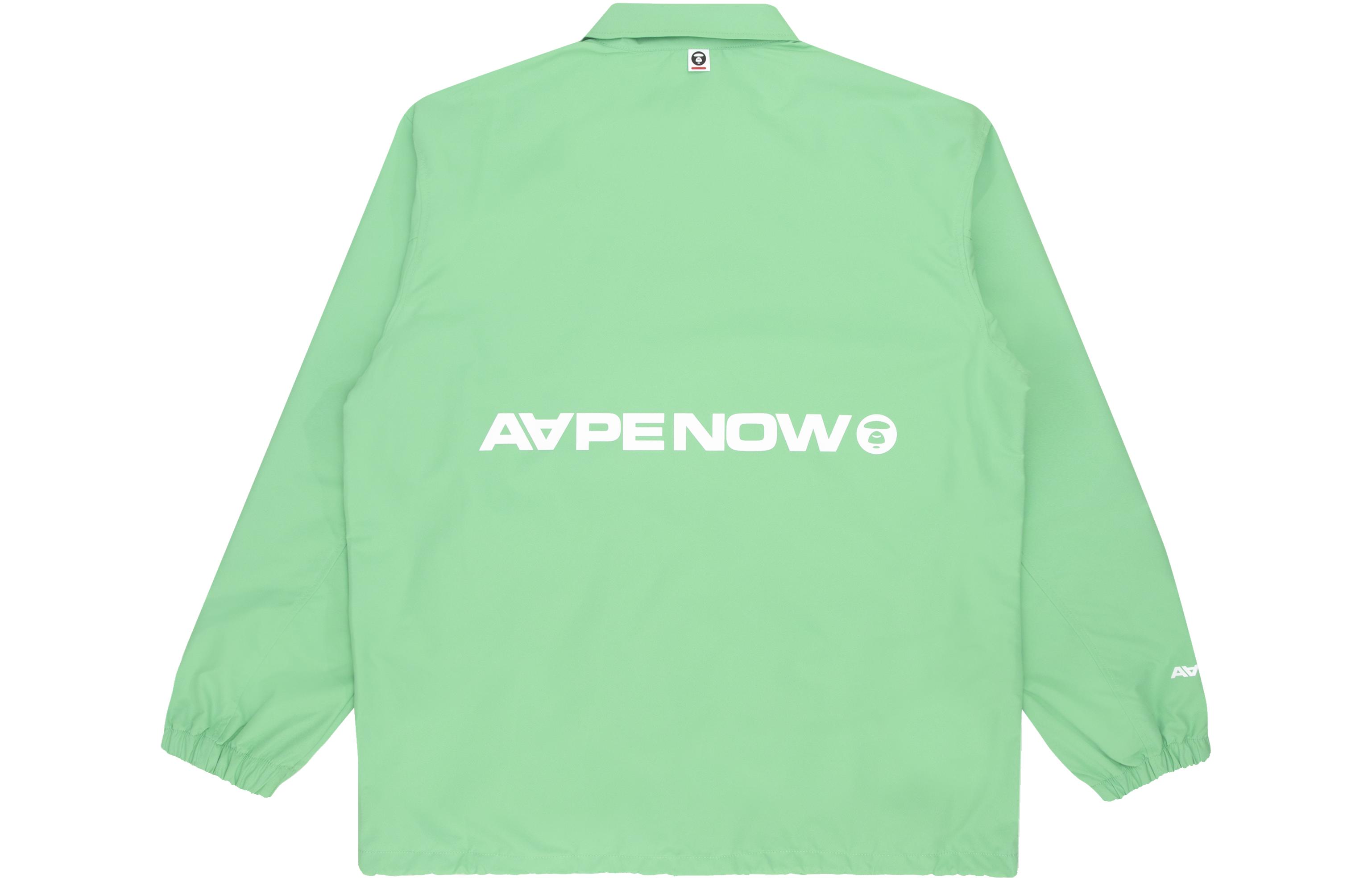 Sizing AAPE SS22 Simple Logo Print Jacket with Ape Face Badge AAPLJM7496XXI