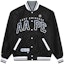 Details for Aape SS23 올오버 레터 프린트 리버서블 야구 재킷 AAPLJM7581XXK