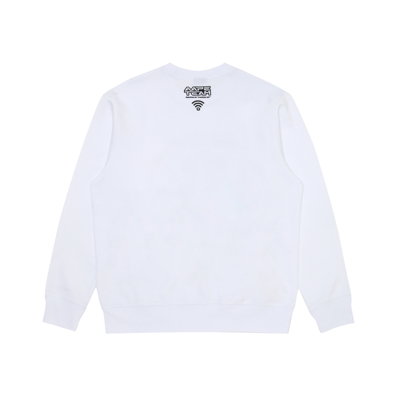 Sizing 아페 SS23 그래픽 로고 크루넥 스웨트셔츠 캐주얼웨어. AAPSWM3984XXK