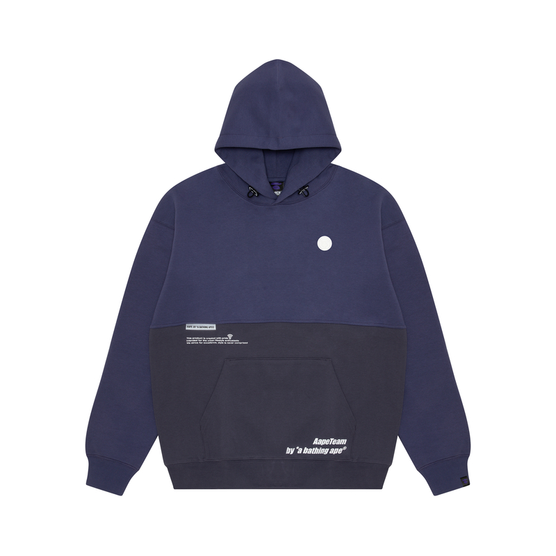 Purchase Aape SS23 투톤 레터 프린트 남성용 오버사이즈 후디 AAPSWM3986XXK