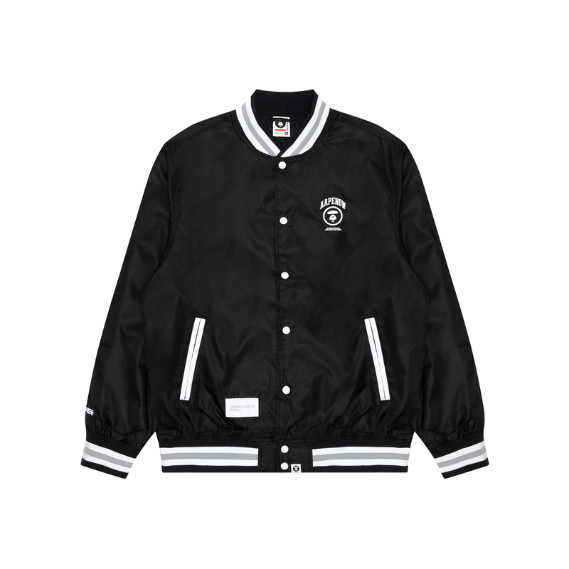 Order AAPE SS24 에이프 페이스 배지 야구 자켓 AAPLJM7639XXM