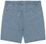 Lookbook AAPE SS24 블루 자수 에이프 릴렉스 핏 데님 반바지. AAPSPMB616XXM