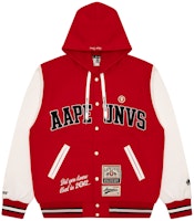 Aape SS24 Letter Embroidery Zip-Up Hoodie. AAPSWMB301XXM Aape SS24 Letter Embroidery Zip-Up Hoodie. AAPSWMB301XXM