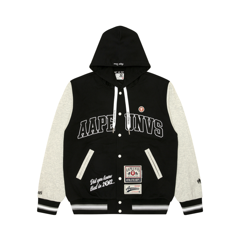 Purchase Aape SS24 레터 자수 집업 후디. AAPSWMB301XXM