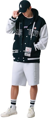 Aape SS24 레터 자수 집업 후디. AAPSWMB301XXM Sizing Aape SS24 레터 자수 집업 후디. AAPSWMB301XXM