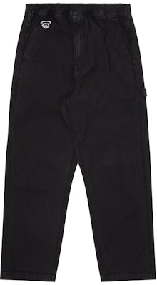 Aape SS24 릴랙스드 핏 스트레이트 미드웨이스트 자수 캐주얼 팬츠 AAPPTMB617XXM Shop Aape SS24 릴랙스드 핏 스트레이트 미드웨이스트 자수 캐주얼 팬츠 AAPPTMB617XXM