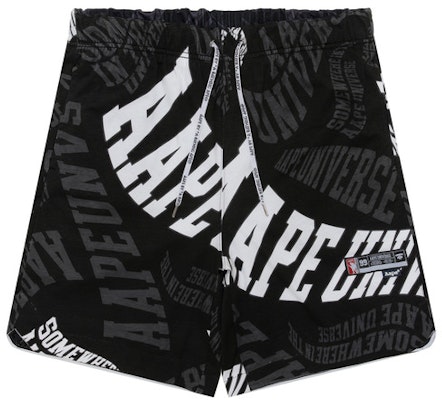 아페 SS24 리버시블 농구 에이프 배지 드로스트링 캐주얼 반바지 AAPSPMA698XXM Order 아페 SS24 리버시블 농구 에이프 배지 드로스트링 캐주얼 반바지 AAPSPMA698XXM