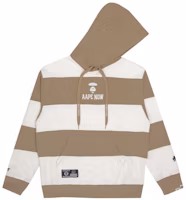 AAPE Striped Hoodie with Embroidered Lettering Design AAPSWM3818XXH AAPE Striped Hoodie with Embroidered Lettering Design AAPSWM3818XXH