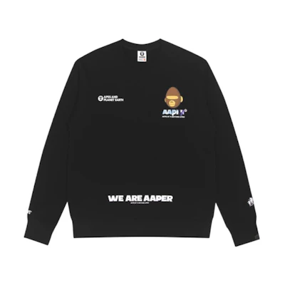 AAPE Sweatshirt Ape Corps Letter Print Crewneck AAPSWM3792XXH