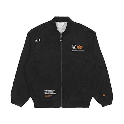 AAPE Alpha FW22 Classic Military Windproof Warm Lightweight Jacket Men AAPLJM9620XXJ
