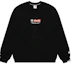 Lookbook AAPE x Coca-Cola FW22 Black Bubble Logo Print Crewneck Sweatshirt Loose Fit AAPSWM9580XXJ-1