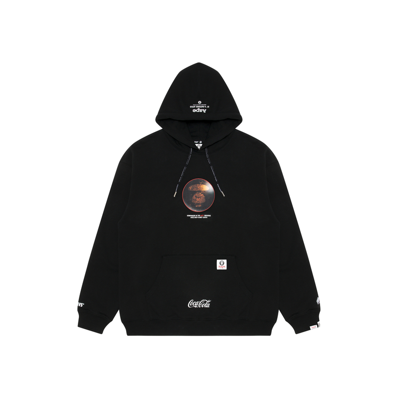 AAPE Coca-Cola FW22 Bubble Logo Print Loose Fit Hoodie AAPSWM9583XXJ-1