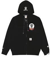 AAPE x Dragon Ball Black Graphic Zip-Up Hoodie Unisex Collaboration ASW9338XXX AAPE x Dragon Ball Black Graphic Zip-Up Hoodie Unisex Collaboration ASW9338XXX