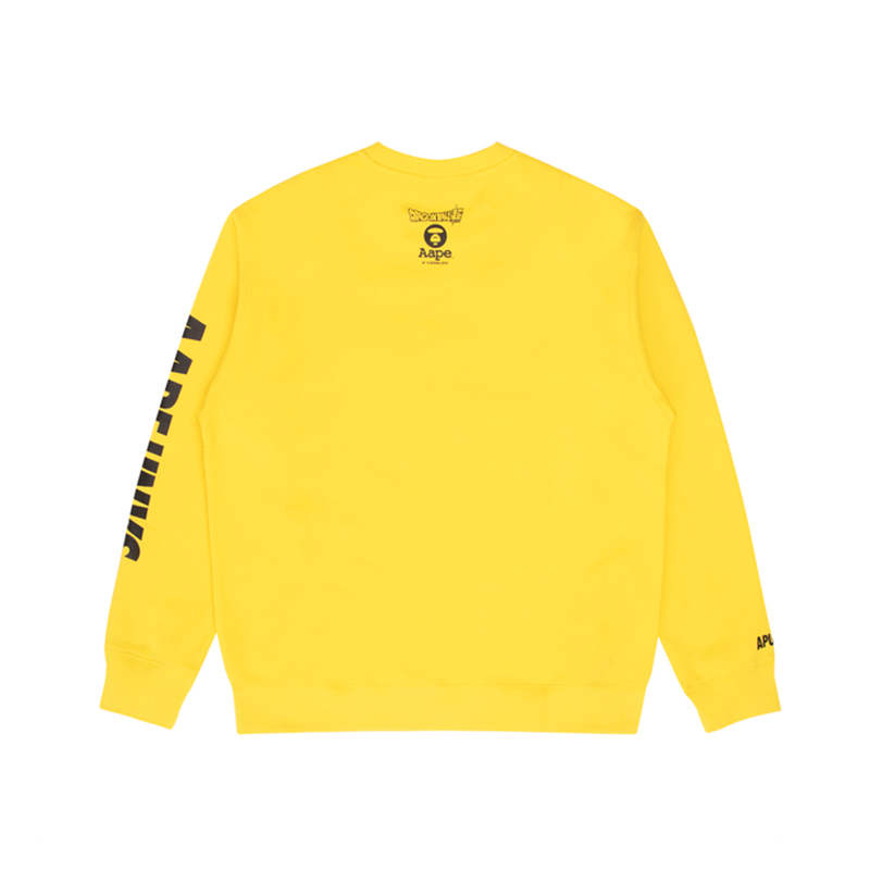 Purchase Aape x 드래곤볼 슈퍼 FW22 그래픽 프린트 플리스 크루넥 스웨트셔츠 겨울. AAPSWM9551XXJ