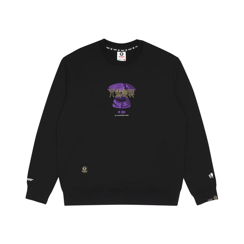 AAPE x Jujutsu Kaisen FW22 Manga Graphic Crewneck Sweatshirt . AAPSWM9578XXJ