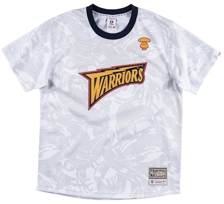 Aape x Mitchell & Ness Golden State Warriors BP Jersey White Buy Aape x Mitchell & Ness Golden State Warriors BP Jersey White
