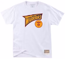 Aape x Mitchell & Ness Golden State Warriors Tee White Aape x Mitchell & Ness Golden State Warriors Tee White