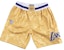 Aape x Mitchell & Ness Los Angeles Lakers Shorts Gold