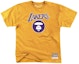 Buy Aape X Mitchell & Ness Los Angeles Lakers Tee Yellow