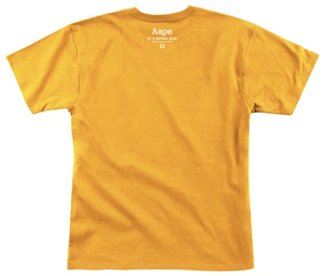 Aape X Mitchell & Ness Los Angeles Lakers Tee Yellow Order Aape X Mitchell & Ness Los Angeles Lakers Tee Yellow