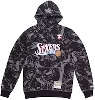 Aape x Mitchell & Ness Philadelphia 76ers Hoodie Black Aape x Mitchell & Ness Philadelphia 76ers Hoodie Black