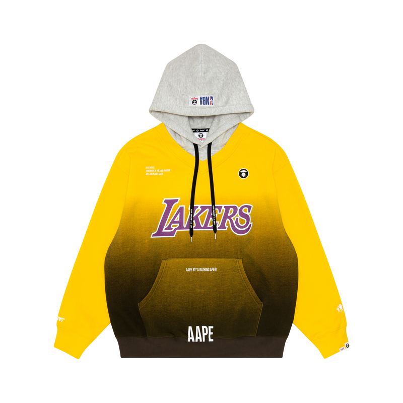 AAPE NBA FW22 Gradient Logo Team Hoodie () AAPSWM9625XXJ