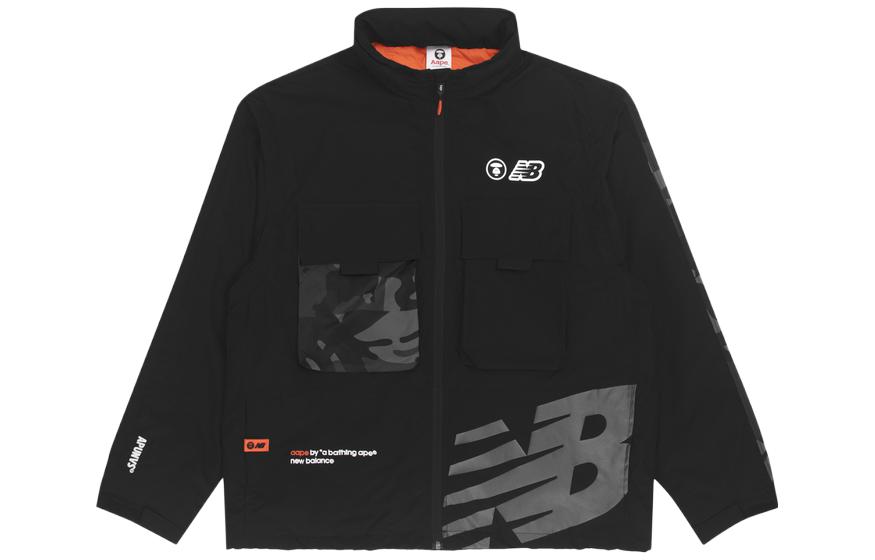 AAPE New Balance Jacket with Detachable Sleeves and Colorblock Logo AAPJKM9468XXH