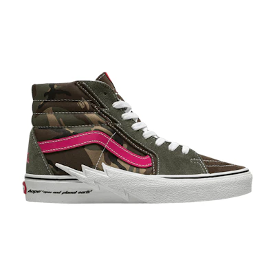AAPE Vans Sk8-Hi 'Bolt - Green Camo'