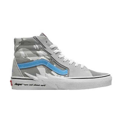 AAPE Vans Sk8-Hi 'Bolt - Grey Camo'