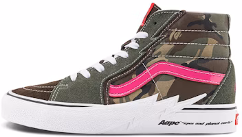 Vans SK8-Hi x AAPE 'Bolt - Green Camo' VN0A5JIVCMA Vans SK8-Hi x AAPE 'Bolt - Green Camo' VN0A5JIVCMA