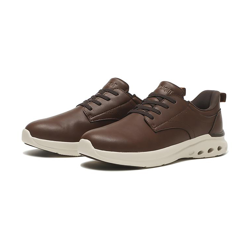 Order Abc Select Effen Neus Leren Schoenen Bruin A450203015